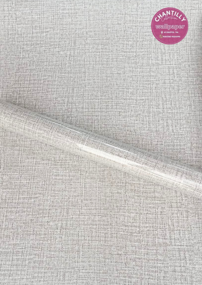 ROLLO ADHESIVO VINÍLICO – DISEÑO TIPO LINO (45CM X 10M)