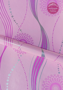 ROLLO ADHESIVO VINÍLICO – DISEÑO ONDAS (45CM X 10M)