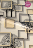 ROLLO ADHESIVO VINÍLICO – DISEÑO CUADROS (45CM X 10M)