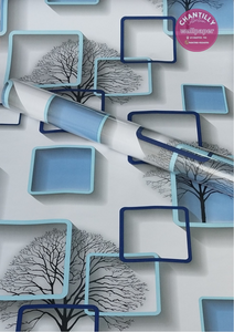 ROLLO ADHESIVO VINÍLICO – DISEÑO CUADROS (45CM X 10M)