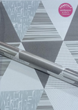 ROLLO ADHESIVO VINÍLICO – DISEÑOS GEOMÉTRICOS VARIADOS (45CM X 10M)