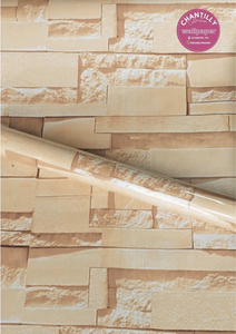 Rollo Adhesivo Vinílico – Diseño Lajas, Ladrillo Y Rocas 45CM X 10M (4.5 m²)