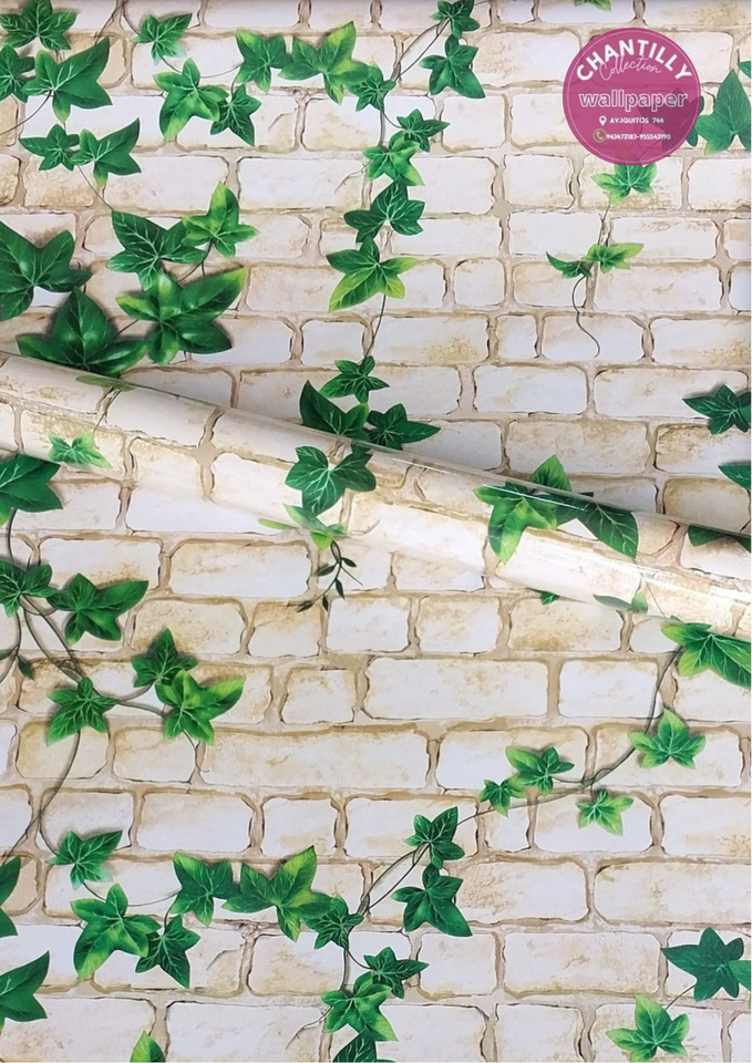 Rollo Adhesivo Vinílico – Diseño Lajas, Ladrillo Y Rocas 45CM X 10M (4.5 m²)