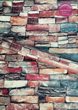 Rollo Adhesivo Vinílico – Diseño Lajas, Ladrillo Y Rocas 45CM X 10M (4.5 m²)