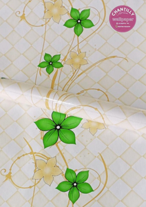 ROLLO ADHESIVO VINÍLICO – DISEÑOS DE FLORES (45CM X 10M)
