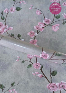 ROLLO ADHESIVO VINÍLICO – DISEÑOS DE FLORES (45CM X 10M)