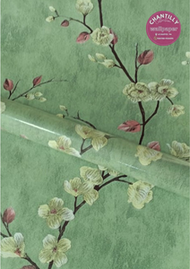 ROLLO ADHESIVO VINÍLICO – DISEÑOS DE FLORES (45CM X 10M)