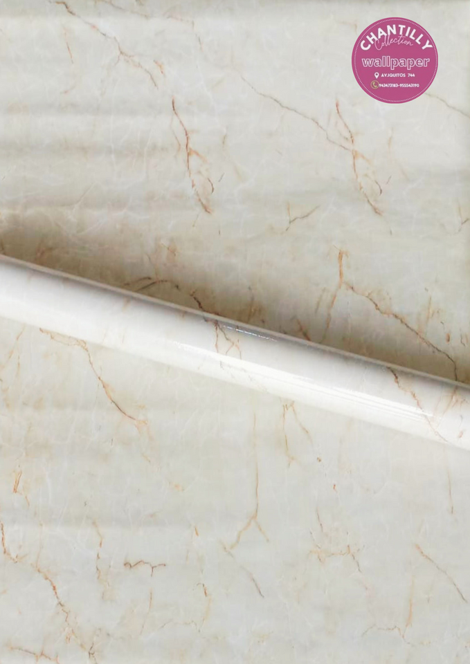 Rollo Adhesivo Decorativo – Diseño Mármol (4.5m²)