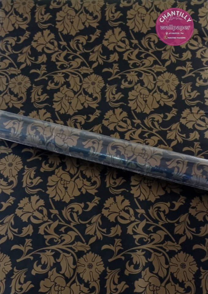 ROLLO ADHESIVO VINÍLICO – DISEÑOS DE FLORES (45CM X 10M)