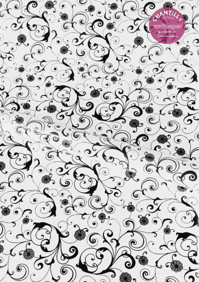 ROLLO ADHESIVO VINÍLICO – DISEÑOS DE FLORES (45CM X 10M)