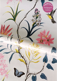 ROLLO ADHESIVO VINÍLICO – DISEÑOS DE FLORES (45CM X 10M)