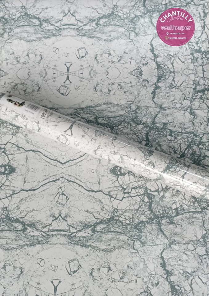 Rollo Adhesivo Decorativo – Diseño Mármol (4.5m²)